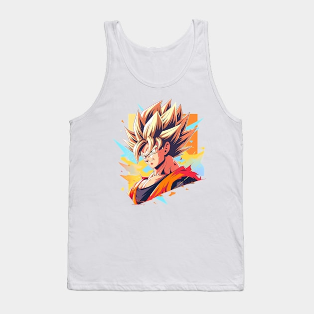 goku Tank Top by piratesnow